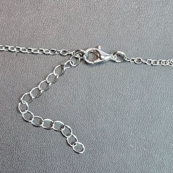 Silver "Faith" Cross Pendant Necklace (NWOT) - Picture 4 of 5